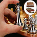 Pro Metal Magnetic Chess Set – Folding Travel Board for Adults & Kids