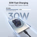30W GaN USB‑C PD Fast Charger — Works with iPhone 12–17 & USB‑C Devices (EU Plug)