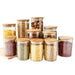 Glass Food Storage Jar with Wood Lid — Airtight Kitchen Storage (250/400/520/1000ml)