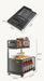 2-Tier Under-Sink Pull-Out Organiser — Adjustable Height Thickened Metal Sliding Drawers (Black or White)