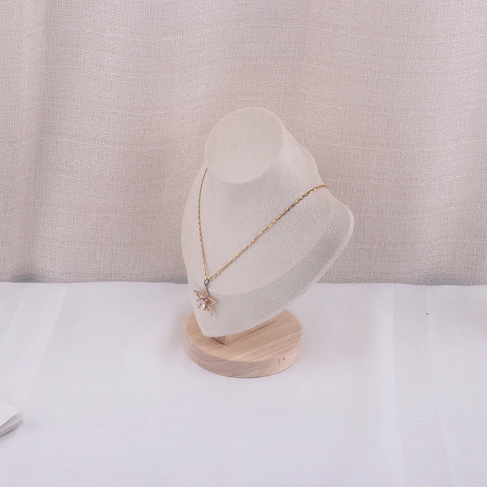 Velvet Necklace Display Bust – Pendant Organiser Stand (S/M/L)