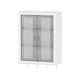 Modern Grey Wall-Mounted Bathroom Cabinet — PVC Vanity (Under 60cm)