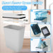 Slim Touchless Motion Sensor Bin with Lid — 12L (approx. 3.5 gal)