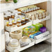 Under-sink Pull-out Drawer Organiser – No-drill Sliding Storage Rack for Kitchen & Bathroom