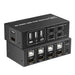 4 Port HDMI KVM Switch 4 in 1 out 4K 60Hz HDMI USB Switch Selector with Desktop Controller for 4 PC Share Monitor Mouse Keyboard
