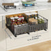 Telescopic Pull-Out Drawer Organiser — Adjustable 33–49cm for Cabinet & Cupboard
