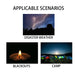 2000mAh Emergency Radio with 3-LED Torch, Solar & Hand-Crank Charging (FM/AM/WB)