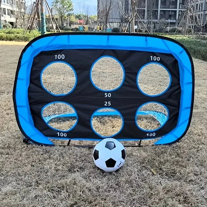 Garden Football Goal – Portable Trapezoid Frame with 3‑Minute Pop‑Up