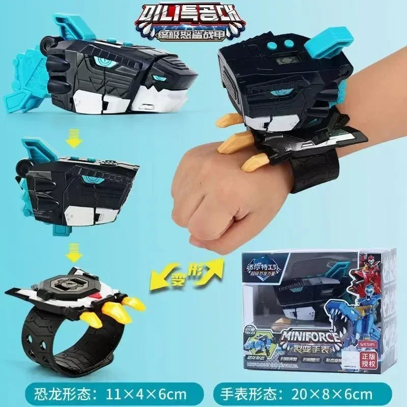 Miniforce X Watch Super Dinosaur Power Mecha Deformation Robot Toy – Mini Secret Service