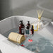 Transparent Expandable Bath Tray – Adjustable Tub Shelf, Anti‑Slip, Easy to Clean