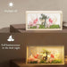 DIY Shadow Box Frame with USB Nightlight – Wood, Acrylic & Resin Display Case, 26×13×6cm