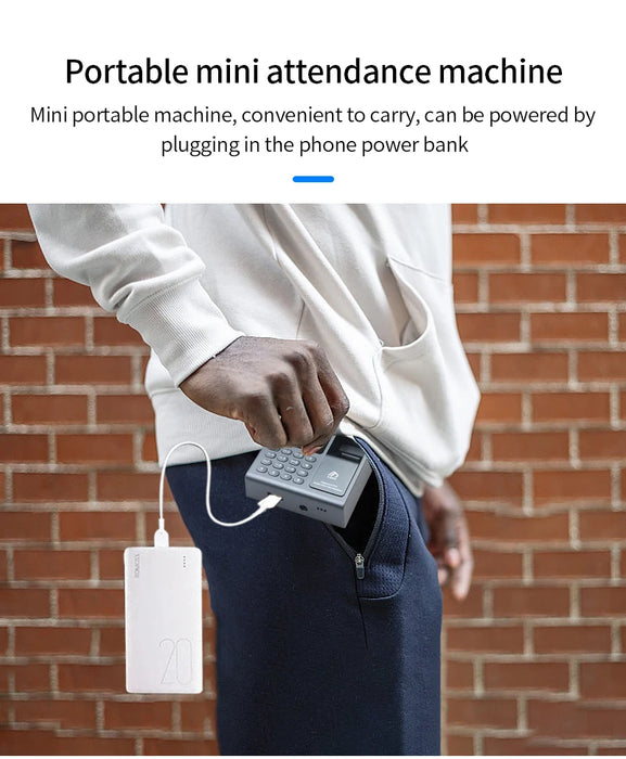 Fingerprint & RFID Access Control Time Recorder — 1000 Users, USB Attendance