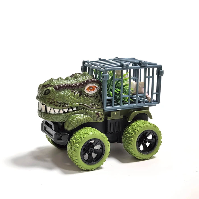T‑Rex Inertia Dinosaur Truck with Dino Figure – Inertial Monster Truck Toy for Toddlers