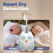 Owl Portable White Noise Machine for Baby — 30 Sounds, Cry Sensor, Night Light, Rechargeable