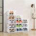 Pack of 12 Stackable Shoe Storage Boxes