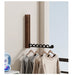 Wood Wall-Mounted Clothes Hanger — Foldable, Space-Saving Drying Rack