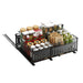 Telescopic Pull-Out Drawer Organiser — Adjustable 33–49cm for Cabinet & Cupboard
