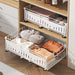 Telescopic Pull-Out Drawer Organiser — Adjustable 33–49cm for Cabinet & Cupboard