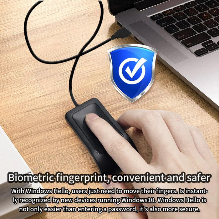 USB Fingerprint Reader for Windows 10/11 — Windows Hello Biometric Login