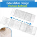 Extendable PET Bathtub Tray & Bathroom Storage Shelf — Adjustable Shower Caddy Organiser