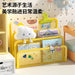 Vintage 3-Tier Mesh Metal Desk Organiser – Letter Paper Storage, Slim Drawer (Red)