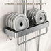 Punch-Free Shower Caddy (Single or Double) — Space Aluminium Shelf with Optional Towel Rail