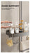 Punch-Free Shower Caddy (Single or Double) — Space Aluminium Shelf with Optional Towel Rail