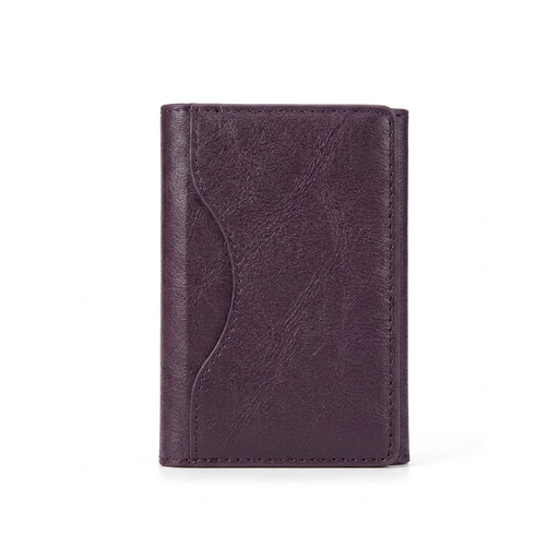 Trifold Magnetic PU Leather MagSafe Card Wallet for iPhone 16/15 Pro/Max/Plus/Mini