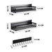 Metal Magnetic Spice Shelf — Fridge & Oven Organiser, DIY Kitchen Rack