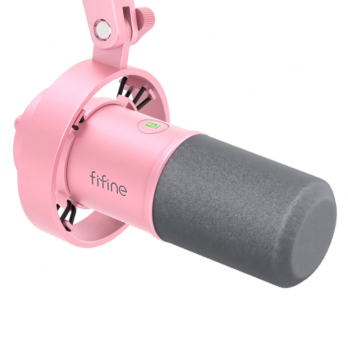 USB/XLR Dynamic Microphone K688 — Shock Mount, Touch Mute & Headphone Monitor