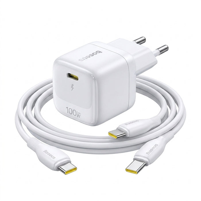 Mini 100W GaN USB‑C Fast Charger — Quick Charge for iPhone 17/16/15 Pro Max, iPad & Xiaomi