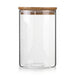 Glass Food Storage Jar with Wood Lid — Airtight Kitchen Storage (250/400/520/1000ml)